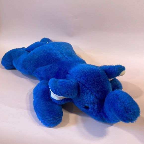 Peanut the Royal Blue Elephant 1998 Good Used Condition W Tush Tag Beanie Buddy - Picture 7 of 9